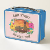 RICKおよびMORTY™ |おもしろい メタルランチボックス (裏面)