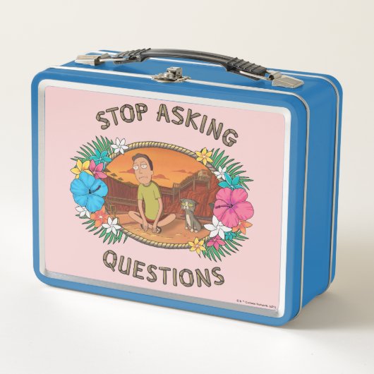 RICKおよびMORTY™ |おもしろい メタルランチボックス (正面)