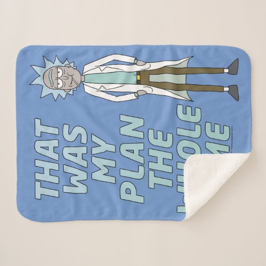 RICKおよびMORTY™ |それがずっと私の計画でした シェルパブランケット (正面(横))
