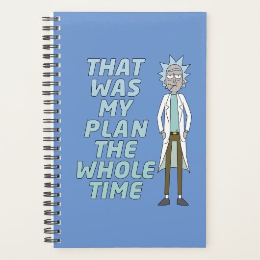 RICKおよびMORTY™ |それがずっと私の計画でした プランナー手帳 (正面)