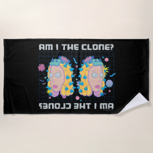 RICKおよびMORTY™  はクローンですか？ ビーチタオル