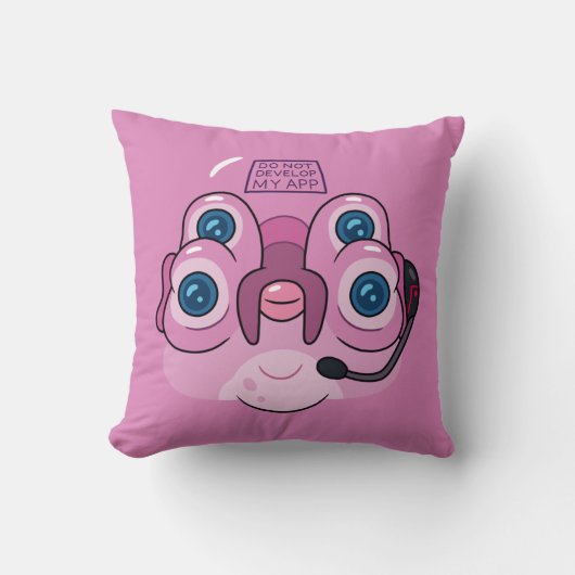 RICKおよびMORTY™ |アプリを開発しない クッション (正面)