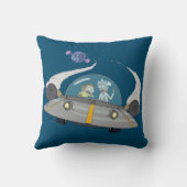 RICKおよびMORTY™ |オ飛んでいるフ宇宙 クッション (裏面)