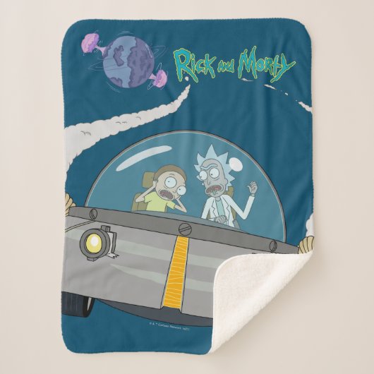 RICKおよびMORTY™ |オ飛んでいるフ宇宙 シェルパブランケット (正面)