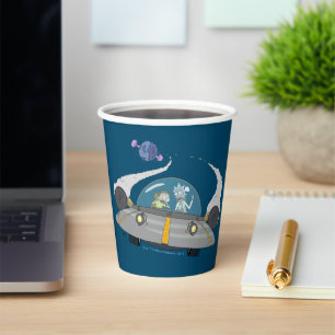 RICKおよびMORTY™ オ飛んでいるフ宇宙 紙コップ