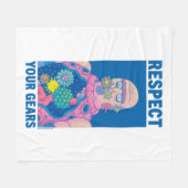 RICKおよびMORTY™ |ギア フリースブランケット (正面(横))