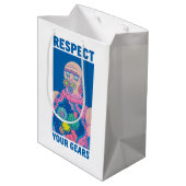 RICKおよびMORTY™ |ギア ミディアムペーパーバッグ (裏面アングル)