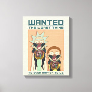 RICKおよびMORTY™  グロルゾ氏がポスターを望む キャンバスプリント