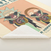 RICKおよびMORTY™ |グロルゾ氏がポスターを望む シェルパブランケット (3/4)