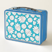 RICKおよびMORTY™ |スミス家長パターン メタルランチボックス (裏面)