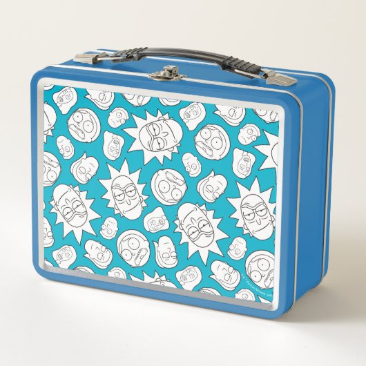 RICKおよびMORTY™ |スミス家長パターン メタルランチボックス (正面)