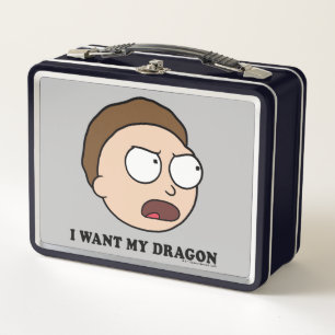 RICKおよびMORTY™  ドラゴンが欲しい メタルランチボックス