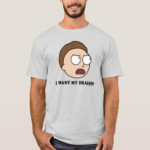 RICKおよびMORTY™  ドラゴンが欲しい Tシャツ