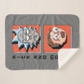 RICKおよびMORTY™ |ピクセルバースパネルグラフィック シェルパブランケット (正面(横))