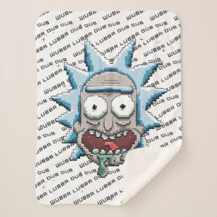 RICKおよびMORTY™  ピクセルバース・リック・ドルーリング・ヘッド シェルパブランケット