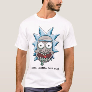 RICKおよびMORTY™  ピクセルバース・リック・ドルーリング・ヘッド Tシャツ