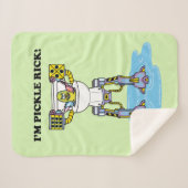 RICKおよびMORTY™ |ピックルリックトイレメッチ シェルパブランケット (正面(横))