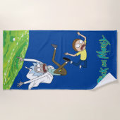 RICKおよびMORTY™ |ポータルから外れる ビーチタオル (正面)