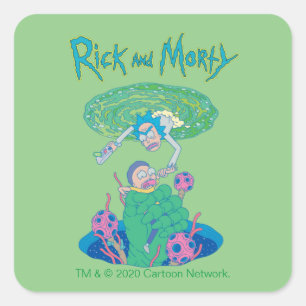RICKおよびMORTY™  ポータルのレスキュー スクエアシール