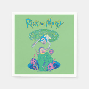 RICKおよびMORTY™ ポータルのレスキュー スタンダードカクテルナプキン