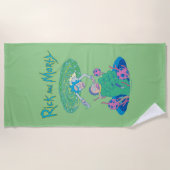 RICKおよびMORTY™ |ポータルのレスキュー ビーチタオル (正面)