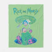RICKおよびMORTY™ |ポータルのレスキュー フリースブランケット (正面)