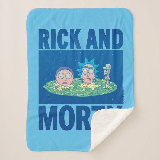 RICKおよびMORTY™ |ポータルを通じてのピーク シェルパブランケット (正面)