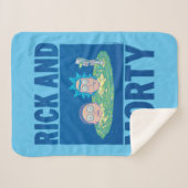 RICKおよびMORTY™ |ポータルを通じてのピーク シェルパブランケット (正面(横))