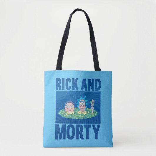 RICKおよびMORTY™ |ポータルを通じてのピーク トートバッグ (正面)