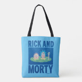 RICKおよびMORTY™ |ポータルを通じてのピーク トートバッグ (裏面)