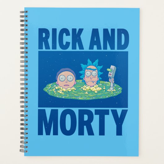 RICKおよびMORTY™ |ポータルを通じてのピーク プランナー手帳 (正面)
