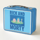 RICKおよびMORTY™ |ポータルを通じてのピーク メタルランチボックス (裏面)