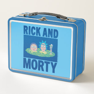 RICKおよびMORTY™  ポータルを通じてのピーク メタルランチボックス
