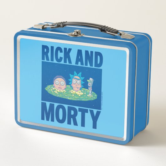 RICKおよびMORTY™ |ポータルを通じてのピーク メタルランチボックス (正面)