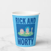 RICKおよびMORTY™ |ポータルを通じてのピーク 紙コップ (裏面)