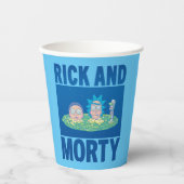 RICKおよびMORTY™ |ポータルを通じてのピーク 紙コップ (正面)