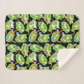 RICKおよびMORTY™ |ポータルパターンを通過 シェルパブランケット (正面(横))