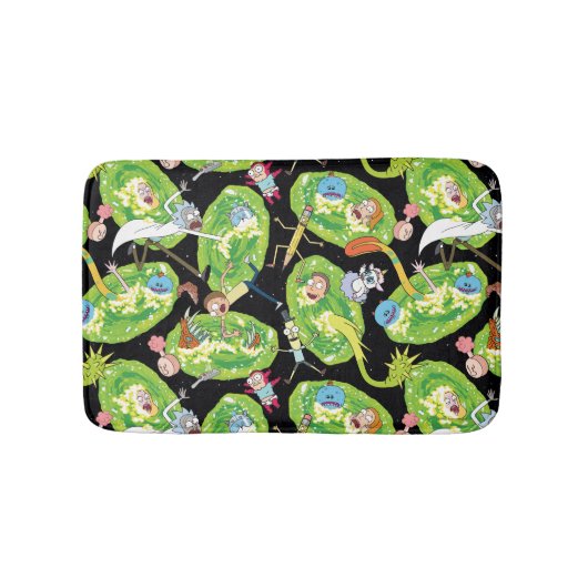 RICKおよびMORTY™ |ポータルパターンを通過 バスマット (正面)