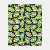 RICKおよびMORTY™ |ポータルパターンを通過 フリースブランケット (正面)