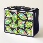 RICKおよびMORTY™ |ポータルパターンを通過 メタルランチボックス (裏面)