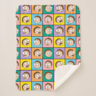 RICKおよびMORTY™ モーティの気分 シェルパブランケット