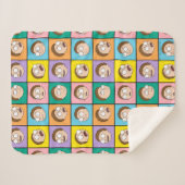 RICKおよびMORTY™ モーティの気分 シェルパブランケット (正面(横))