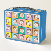 RICKおよびMORTY™ モーティの気分 メタルランチボックス (裏面)