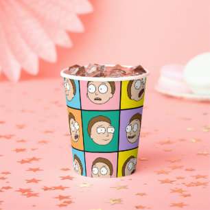 RICKおよびMORTY™ モーティの気分 紙コップ