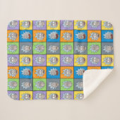 RICKおよびMORTY™ |リックの気分 シェルパブランケット (正面(横))