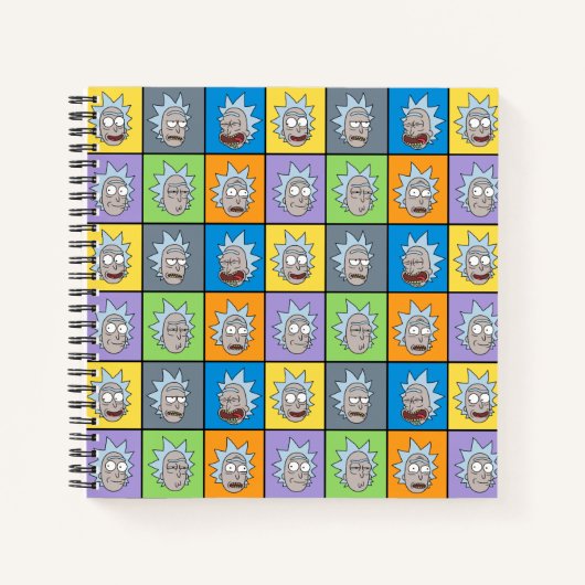RICKおよびMORTY™ |リックの気分 ノートブック (正面)