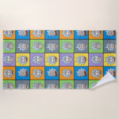 RICKおよびMORTY™ |リックの気分 ビーチタオル (正面)