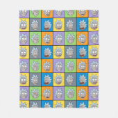 RICKおよびMORTY™ |リックの気分 フリースブランケット (正面)