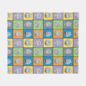 RICKおよびMORTY™ |リックの気分 フリースブランケット (正面(横))