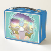 RICKおよびMORTY™ |リックズプライベートプレイス メタルランチボックス (裏面)